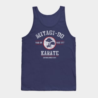 Miyagi Do Karate Kid Wax On Wax Off Tank Top